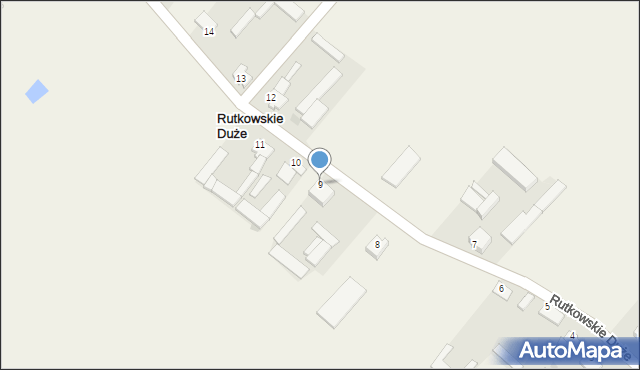 Rutkowskie Duże, Rutkowskie Duże, 9, mapa Rutkowskie Duże