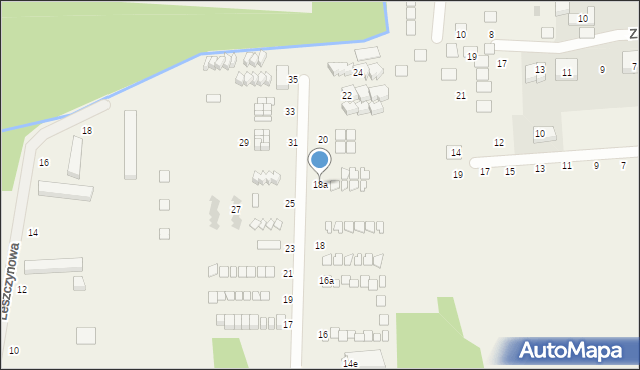 Sarbinowo, Rumiankowa, 18a, mapa Sarbinowo