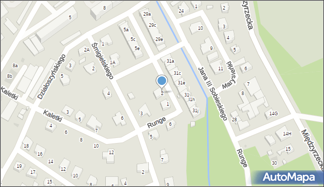 Skwierzyna, Runge, 2, mapa Skwierzyna