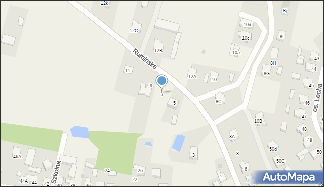 Stare Miasto, Rumińska, 7, mapa Stare Miasto