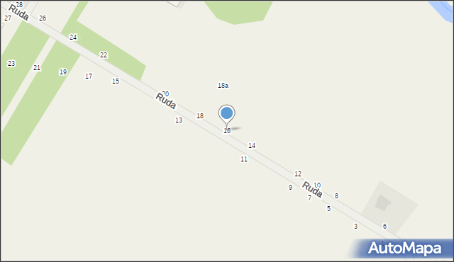 Starowola, Ruda, 16, mapa Starowola