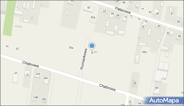 Stok Lacki, Rumiankowa, 4, mapa Stok Lacki