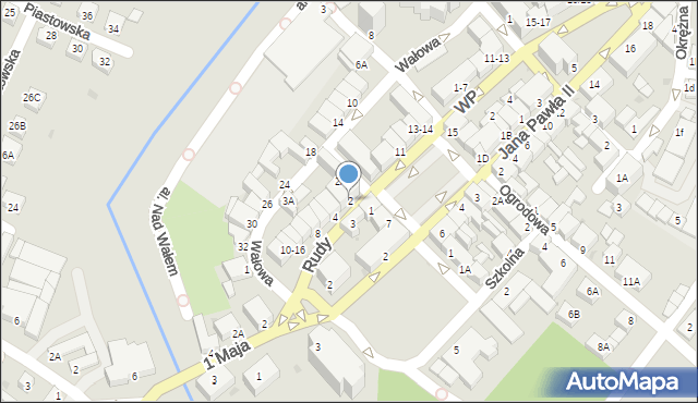 Syców, Rudy Wincentego, ks., 2, mapa Syców