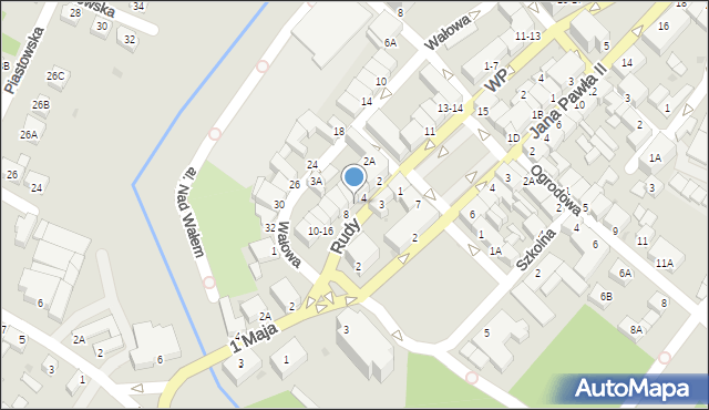 Syców, Rudy Wincentego, ks., 6, mapa Syców