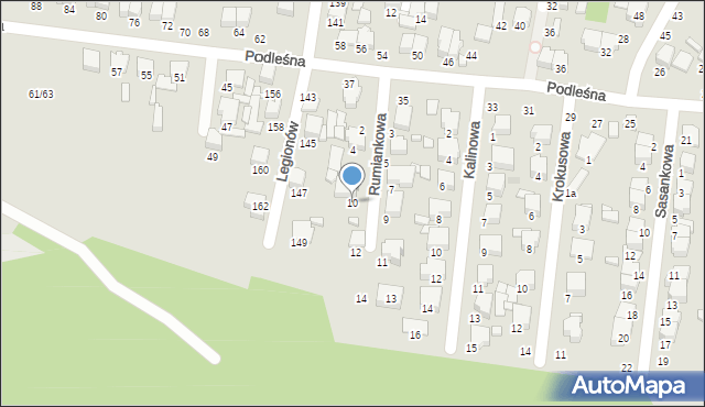 Tomaszów Mazowiecki, Rumiankowa, 10, mapa Tomaszów Mazowiecki