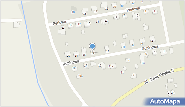 Turek, Rubinowa, 14, mapa Turka