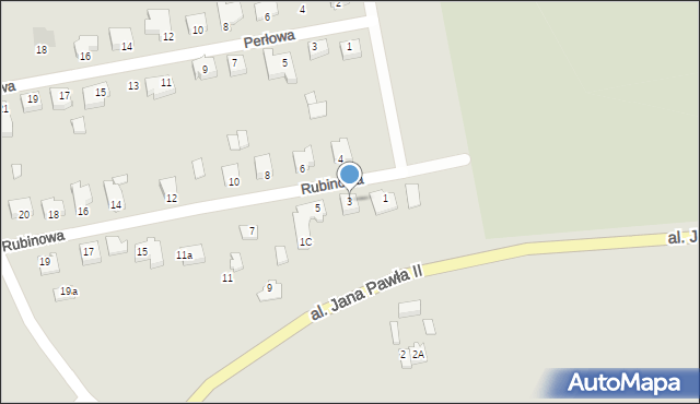 Turek, Rubinowa, 3, mapa Turka