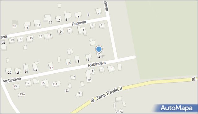 Turek, Rubinowa, 4, mapa Turka