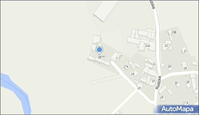 Turze, Rudzka, 18, mapa Turze