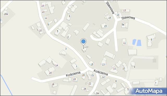 Turze, Rudzka, 2, mapa Turze