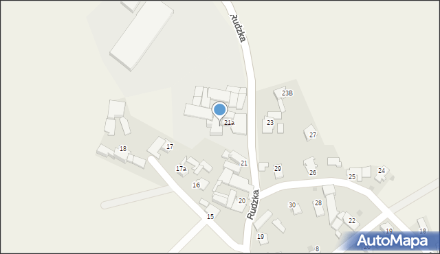 Turze, Rudzka, 22, mapa Turze