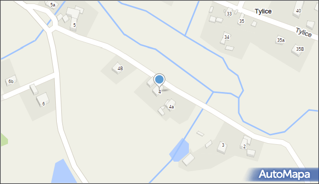 Tylice, Rumiankowa, 3, mapa Tylice