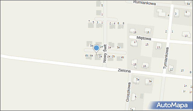 Wojnowice, Rubinowa, 2b, mapa Wojnowice