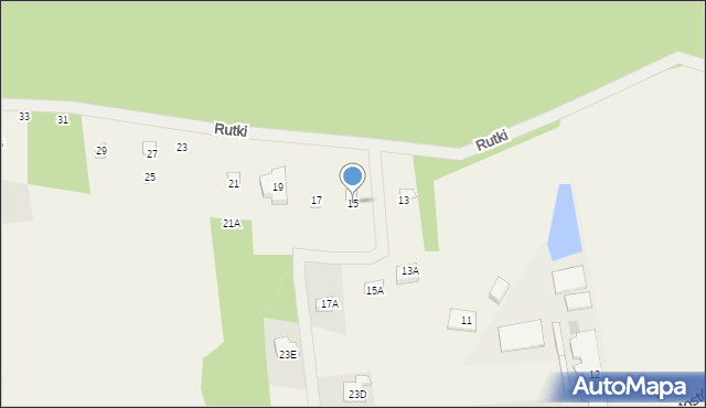 Wola Ducka, Rutki, 15, mapa Wola Ducka