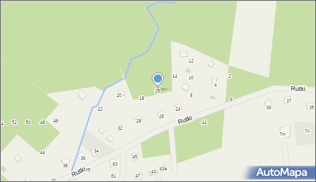 Wola Karczewska, Rutki, 16, mapa Wola Karczewska