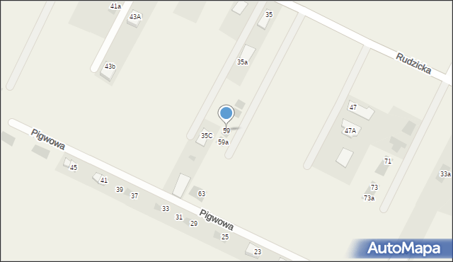 Wola Podłężna, Rudzicka, 59, mapa Wola Podłężna