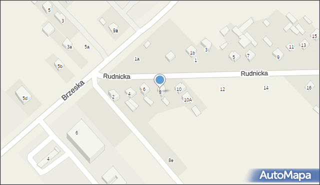 Wysokie, Rudnicka, 8, mapa Wysokie