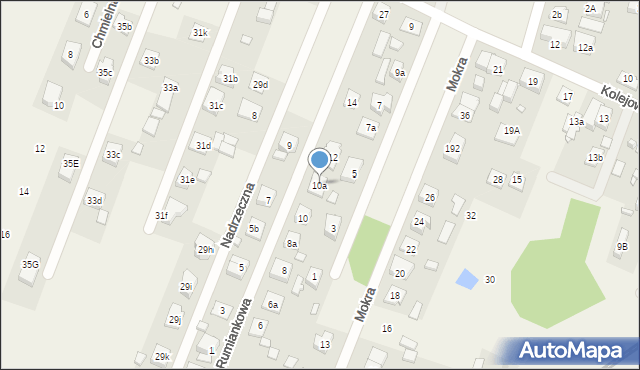 Zagościniec, Rumiankowa, 10a, mapa Zagościniec