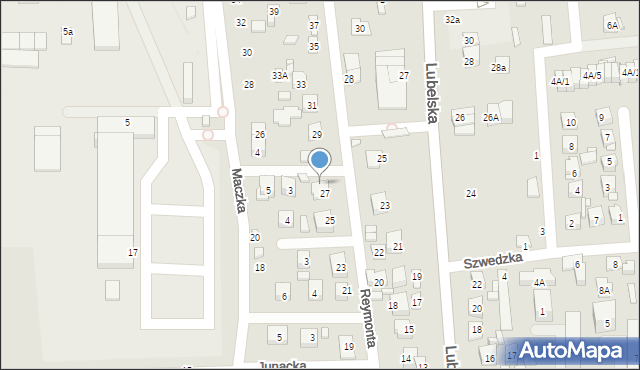 Zamość, Ruchu Oporu, 1, mapa Zamościa