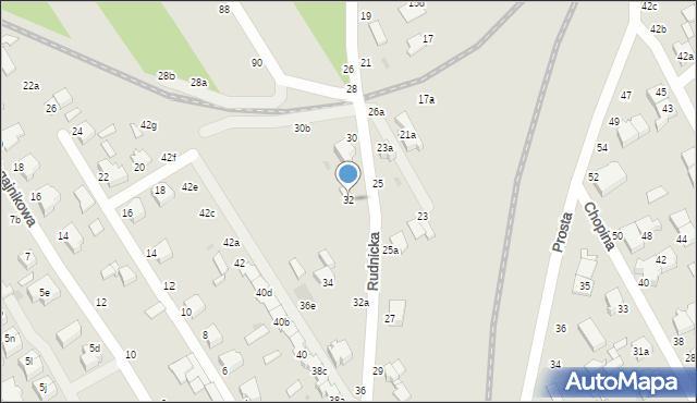 Zgierz, Rudnicka, 32, mapa Zgierz