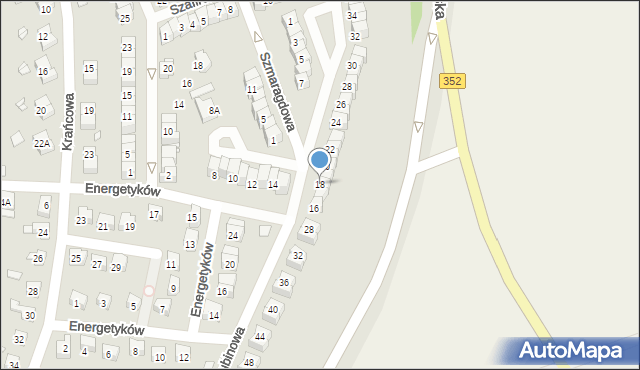 Zgorzelec, Rubinowa, 18, mapa Zgorzelec