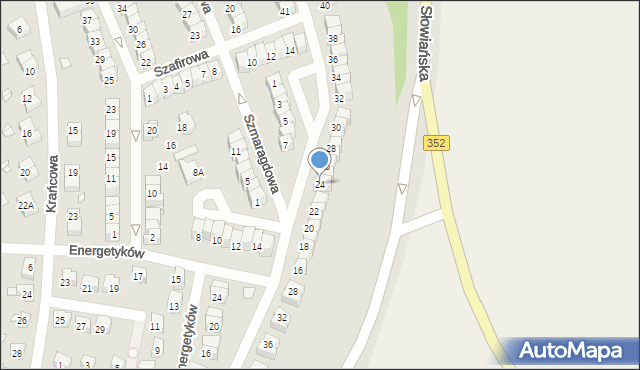 Zgorzelec, Rubinowa, 24, mapa Zgorzelec