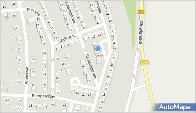 Zgorzelec, Rubinowa, 5, mapa Zgorzelec