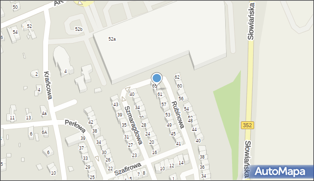 Zgorzelec, Rubinowa, 63, mapa Zgorzelec