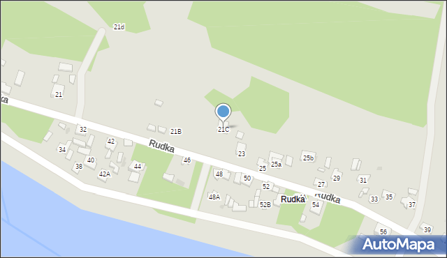 Zwierzyniec, Rudka, 21C, mapa Zwierzyniec