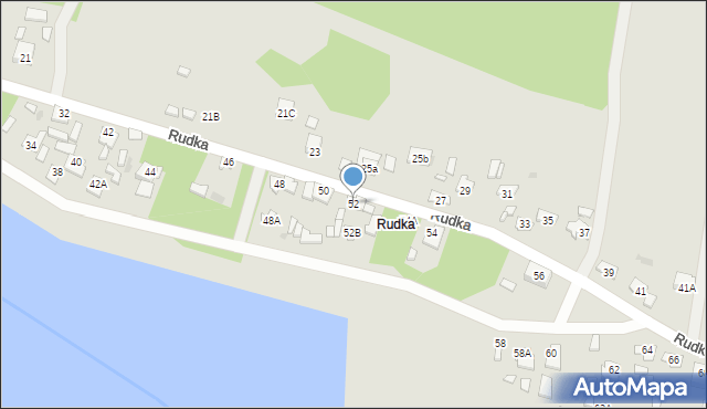 Zwierzyniec, Rudka, 52, mapa Zwierzyniec