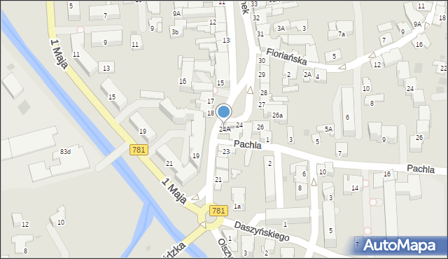 Andrychów, Rynek, 24A, mapa Andrychów