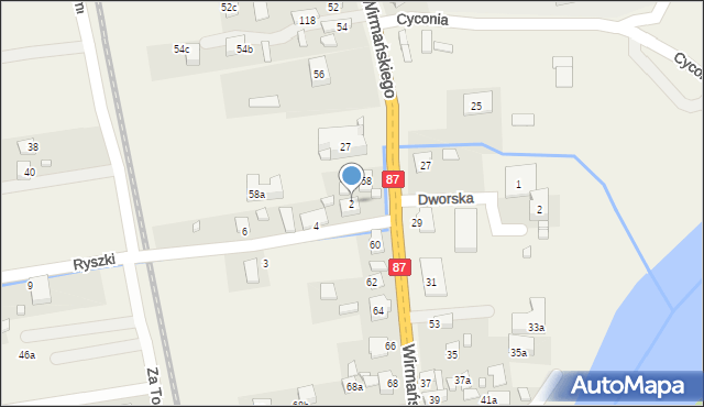 Barcice, Ryszki Ludwika, 2, mapa Barcice