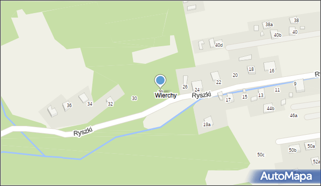 Barcice, Ryszki Ludwika, 28, mapa Barcice