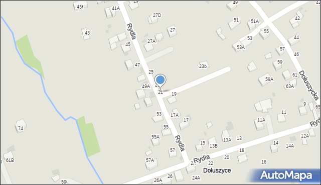 Bochnia, Rydla Lucjana, 21, mapa Bochni