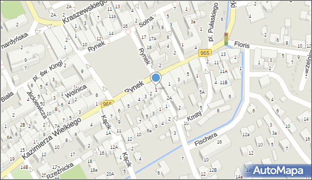 Bochnia, Rynek, 1, mapa Bochni