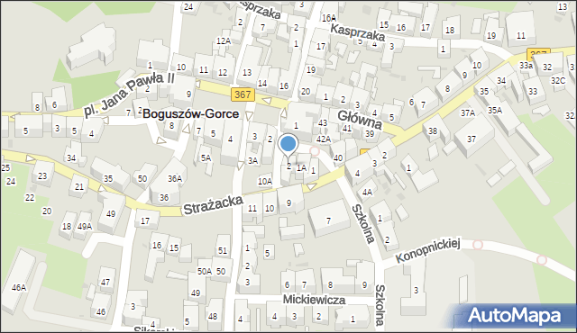 Boguszów-Gorce, Rynek, 2, mapa Boguszów-Gorce