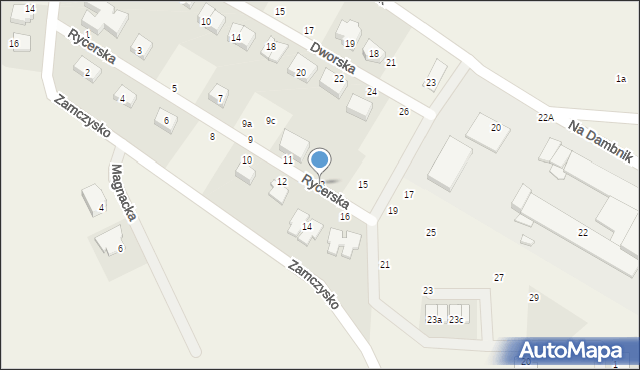 Bojano, Rycerska, 13, mapa Bojano