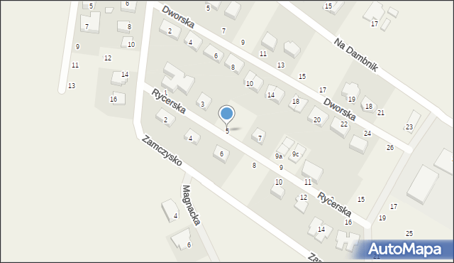 Bojano, Rycerska, 5, mapa Bojano