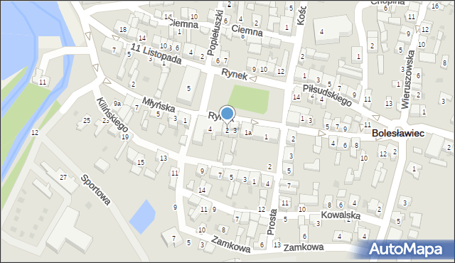 Bolesławiec, Rynek, 2, mapa Bolesławca