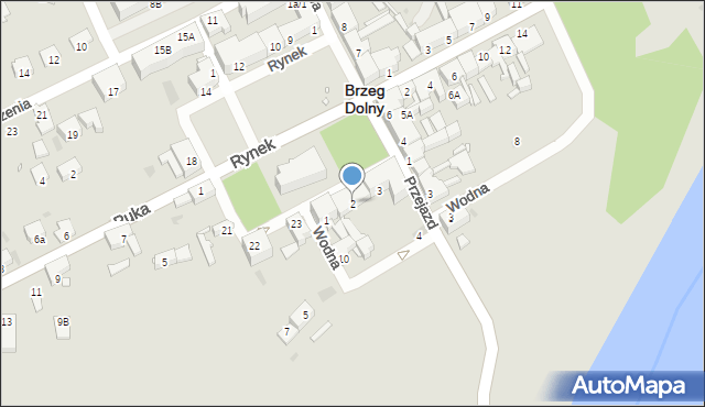 Brzeg Dolny, Rynek, 2, mapa Brzeg Dolny