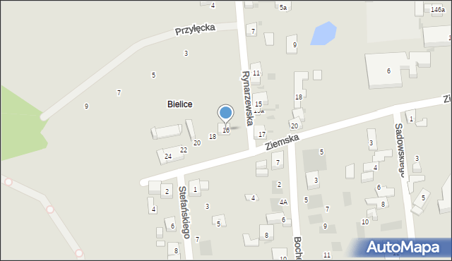 Bydgoszcz, Rynarzewska, 16, mapa Bydgoszczy