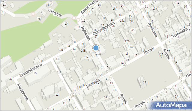 Chełmno, Rybacka, 5, mapa Chełmno