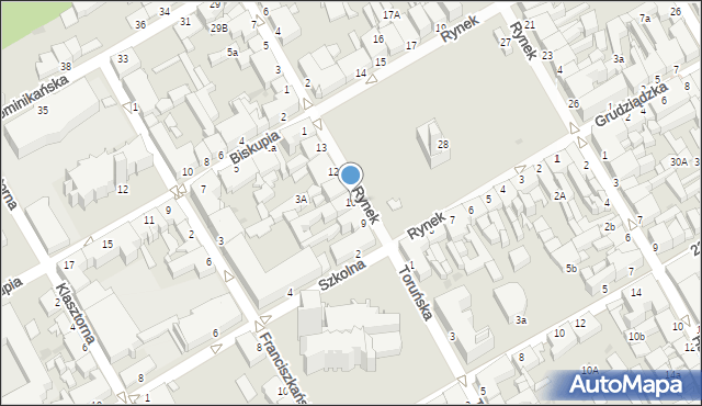 Chełmno, Rynek, 10, mapa Chełmno