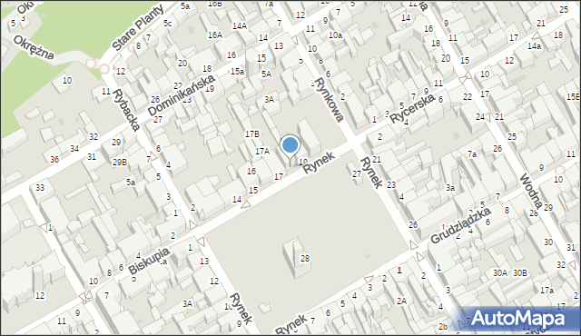 Chełmno, Rynek, 18, mapa Chełmno