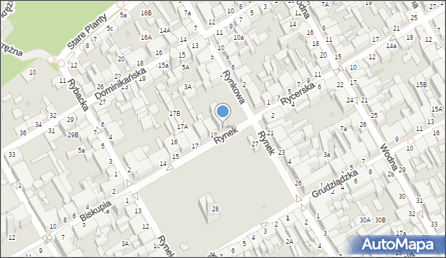 Chełmno, Rynek, 20, mapa Chełmno