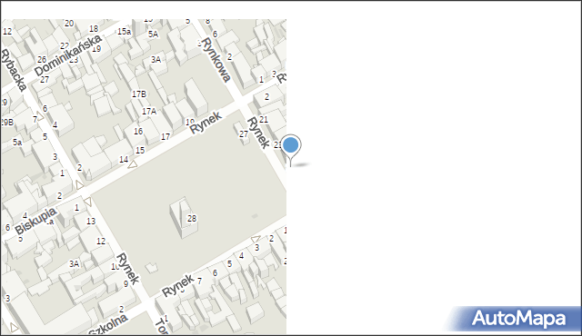 Chełmno, Rynek, 25, mapa Chełmno