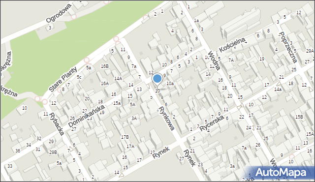 Chełmno, Rynkowa, 10, mapa Chełmno