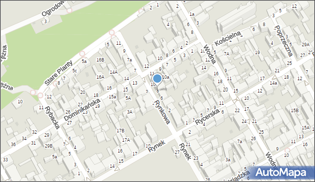 Chełmno, Rynkowa, 8, mapa Chełmno