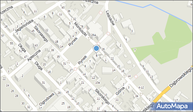 Czaplinek, Rynek, 6, mapa Czaplinek