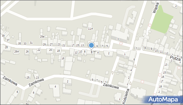 Czarnków, Rybaki, 6, mapa Czarnków